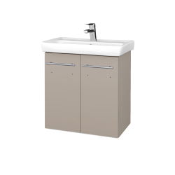 Dreja - Kúpeľňová skriňa DOOR SZD2 60 - N07 Stone / Úchytka T02 / N07 Stone (341329B)