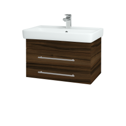 Dreja - Kúpeľňová skriňa Q ZÁSUVKOVÉ SZZ2 70 - D06 Orech / Úchytka T02 / D06 Orech (151874B)