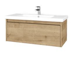 Dreja - Kúpeľňová skrinka BONO SZZ 100 (umývadlo Harmonia) - D09 Arlington / Úchytka T33 - čierna mat / D09 Arlington (204167J)