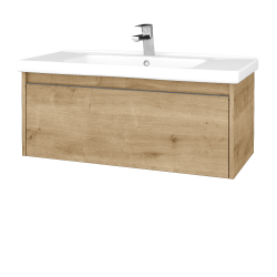 Dreja - Kúpeľňová skrinka BONO SZZ 100 (umývadlo Harmonia) - D09 Arlington / Úchytka T34 - nerez / D09 Arlington (204167K)