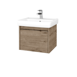 Dreja - Kúpeľňová skrinka BONO SZZ 55 (umývadlo Q) - D23 Herkules / Úchytka T33 - čierna mat / D23 Herkules (448622J)