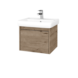 Dreja - Kúpeľňová skrinka BONO SZZ 55 (umývadlo Q) - D23 Herkules / Úchytka T34 - nerez / D23 Herkules (448622K)