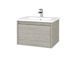 Dreja - Kúpeľňová skrinka BONO SZZ 60 (umývadlo Euphoria) - D05 Oregon / Úchytka T34 - nerez / D05 Oregon (349325K)