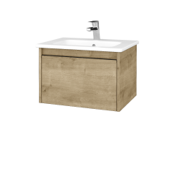 Dreja - Kúpeľňová skrinka BONO SZZ 60 (umývadlo Euphoria) - D09 Arlington / Úchytka T33 - čierna mat / D09 Arlington (203443J)