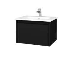 Dreja - Kúpeľňová skrinka BONO SZZ 60 (umývadlo Euphoria) - N03 Graphite / Úchytka T33 / N03 Graphite (349554J)