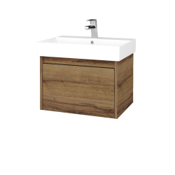 Dreja - Kúpeľňová skrinka BONO SZZ 60 umývadlo Glance - D27 Cognac / Úchytka T33 / D27 Cognac (449148J)