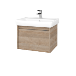 Dreja - Kúpeľňová skrinka BONO SZZ 60 (umývadlo Q) - D17 Colorado / Úchytka T34 - nerez / D17 Colorado (348564K)