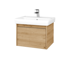 Dreja - Kúpeľňová skrinka BONO SZZ 60 (umývadlo Q) - D22 Karamel / Úchytka T34 - nerez / D22 Karamel (448776K)