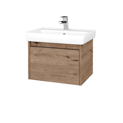 Dreja - Kúpeľňová skrinka BONO SZZ 60 (umývadlo Q) - D23 Herkules / Úchytka T33 - čierna mat / D23 Herkules (448769J)