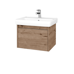 Dreja - Kúpeľňová skrinka BONO SZZ 60 (umývadlo Q) - D23 Herkules / Úchytka T34 - nerez / D23 Herkules (448769K)