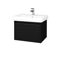 Dreja - Kúpeľňová skrinka BONO SZZ 60 (umývadlo Q) - N03 Graphite / Úchytka T34 / N03 Graphite (405588K)