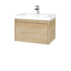 Dreja - Kúpeľňová skrinka BONO SZZ 65 (umývadlo Harmonia) - D15 Nebraska / Úchytka T34 / D15 Nebraska (203993K)