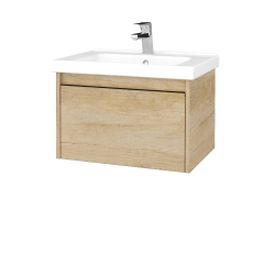 Dreja - Kúpeľňová skrinka BONO SZZ 65 (umývadlo Harmonia) - D29 Honey / Úchytka T33 - čierna mat / D29 Honey (307152J)