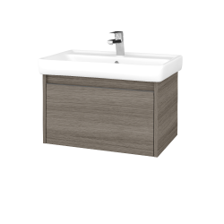 Dreja - Kúpeľňová skrinka BONO SZZ 70 (umývadlo Q) - D03 Cafe / Úchytka T34 - nerez / D03 Cafe (203252K)