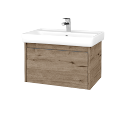 Dreja - Kúpeľňová skrinka BONO SZZ 70 (umývadlo Q) - D23 Herkules / Úchytka T34 - nerez / D23 Herkules (448905K)