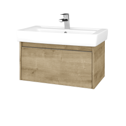 Dreja - Kúpeľňová skrinka BONO SZZ 80 (umývadlo Q) - D09 Arlington / Úchytka T34 - nerez / D09 Arlington (203351K)