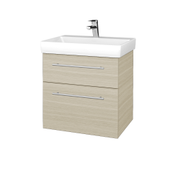 Dreja - Kúpeľňová skrinka PROJECT SZZ2 60 - D04 Dub / Úchytka T02 / D04 Dub (322410B)