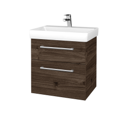 Dreja - Kúpeľňová skrinka PROJECT SZZ2 60 - D25 Teak / Úchytka T03 / D25 Teak (457211C)