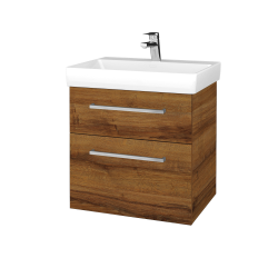 Dreja - Kúpeľňová skrinka PROJECT SZZ2 60 - D27 Cognac / Úchytka T04 / D27 Cognac (457198E)