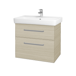 Dreja - Kúpeľňová skrinka Q MAX SZZ2 70 - D04 Dub / Úchytka T01 / D04 Dub (60407A)