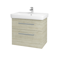 Dreja - Kúpeľňová skrinka Q MAX SZZ2 70 - D05 Oregon / Úchytka T01 / D05 Oregon (61329A)