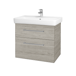 Dreja - Kúpeľňová skrinka Q MAX SZZ2 70 - D05 Oregon / Úchytka T03 / D05 Oregon (61329C)