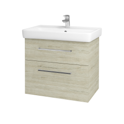 Dreja - Kúpeľňová skrinka Q MAX SZZ2 70 - D05 Oregon / Úchytka T04 / D05 Oregon (61329E)