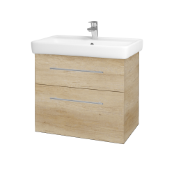 Dreja - Kúpeľňová skrinka Q MAX SZZ2 70 - D15 Nebraska / Úchytka T02 / D15 Nebraska (173708B)