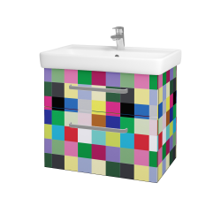 Dreja - Kúpeľňová skrinka Q MAX SZZ2 70 - IND Individual / Úchytka T01 / IND Individual (115463A)