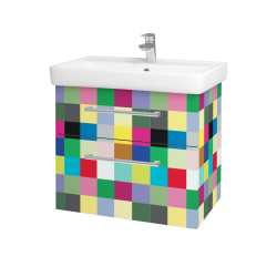 Dreja - Kúpeľňová skrinka Q MAX SZZ2 70 - IND Individual / Úchytka T03 / IND Individual (115463C)