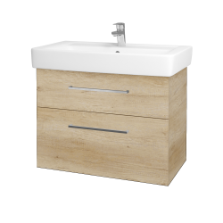 Dreja - Kúpeľňová skrinka Q MAX SZZ2 80 - D15 Nebraska / Úchytka T04 / D15 Nebraska (198541E)