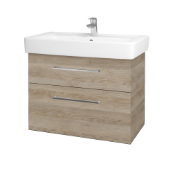 Dreja - Kúpeľňová skrinka Q MAX SZZ2 80 - D17 Colorado / Úchytka T04 / D17 Colorado (198565E)