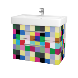 Dreja - Kúpeľňová skrinka Q MAX SZZ2 80 - IND Individual / Úchytka T01 / IND Individual (141974A)