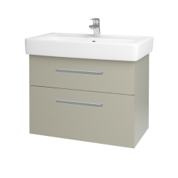 Dreja - Kúpeľňová skrinka Q MAX SZZ2 80 - M05 Béžová mat / Úchytka T01 / M05 Béžová mat (198589A)