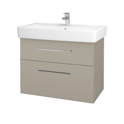 Dreja - Kúpeľňová skrinka Q MAX SZZ2 80 - M05 Béžová mat / Úchytka T04 / M05 Béžová mat (198589E)