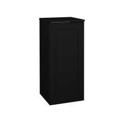 Dreja - Nízka kúpeľňová skrinka PORTO SND 35 - M17 Čierna mat / Úchytka T00 / M17 Čierna mat / Pravé (568979XP)