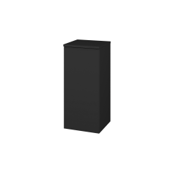 Dreja - Nízka skrinka DOS SND 35 - L03 Antracit vysoký lesk / Bez úchytky T31 / L03 Antracit vysoký lesk / Levé (62128D)