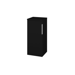 Dreja - Nízka skrinka DOS SND 35 - L17 Čierna vysoký lesk / Úchytka T05 / L17 Čierná vysoký lesk / Levé (462017F)