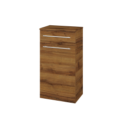 Dreja - Nízka skrinka DOS SNDZ 50 - D27 Cognac / Úchytka T02 / D27 Cognac / Levé (461676BL)