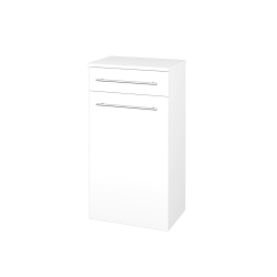 Dreja - Nízka skrinka DOS SNDZ 50 - M01 Biela mat / Úchytka T02 / M01 Biela mat / Pravé (211356BP)