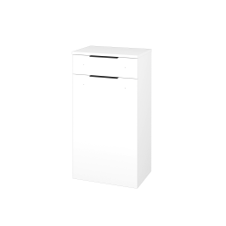 Dreja - Nízka skrinka DOS SNDZ 50 - M01 Biela mat / Úchytka T07 / M01 Biela mat / Levé (211356IL)