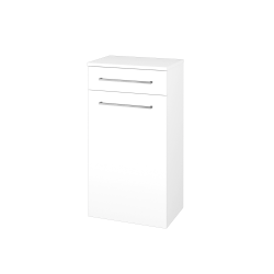 Dreja - Nízka skrinka DOS SNDZ 50 - N01 Biela lesk / Úchytka T04 / N01 Biela lesk / Levé (211431E)