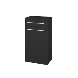 Dreja - Nízka skrinka DOS SNDZ 50 - N03 Graphite / Úchytka T02 / N03 Graphite / Levé (211486BL)