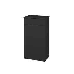 Dreja - Nízka skrinka DOS SNDZ 50 - N03 Graphite / Úchytka T07 / N03 Graphite / Levé (211486IL)