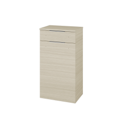 Dreja - Nízka skrinka s košom na bielizeň DOS SNDKZ 50 - D04 Dub / Úchytka T05 / D04 Dub (63132F)