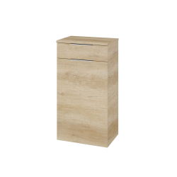 Dreja - Nízka skrinka s košom na bielizeň DOS SNDKZ 50 - D15 Nebraska / Úchytka T05 / D15 Nebraska (174538F)