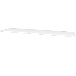 Dreja - Odkladacia doska ODD 180 (hr. 18 mm) - L01 Biela vysoký lesk (258313)