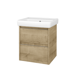 Dreja - Skrinka pod umývadlo BONO SZZ2 55 (umývadlo Q) - D09 Arlington / Úchytka T34 - nerez / D09 Arlington (758110K)