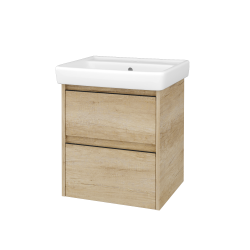 Dreja - Skrinka pod umývadlo BONO SZZ2 55 (umývadlo Q) - D15 Nebraska / Úchytka T33 - čierna mat / D15 Nebraska (758103J)