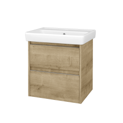 Dreja - Skrinka pod umývadlo BONO SZZ2 60 (umývadlo Q) - D09 Arlington / Úchytka T34 - nerez / D09 Arlington (758851K)